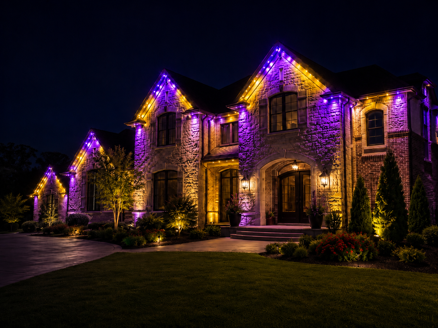 Permanent Lighting for Game Day in Shreveport, LA